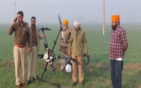 ਪੰਜਾਬ ਸਰਕਾਰ ਵੱਲੋਂ ਤਰਨ ਤਾਰਨ ਜ਼ਿਲ੍ਹੇ ਦੇ ਪਿੰਡ ਵਿੱਚ ਐਂਟੀ ਡਰੋਨ ਤਕਨੀਕ ਦਾ ਕੀਤਾ ਗਿਆ ਟਰਾਇਲ 