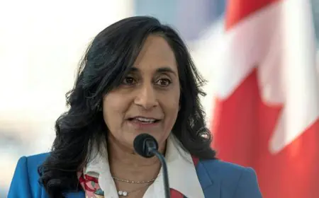 ਅਨੀਤਾ ਆਨੰਦ ਨੇ ਕੈਨੇਡਾ ਦੀ ਪਹਿਲੀ ਹਿੰਦੂ ਵਿਦੇਸ਼ ਮੰਤਰੀ ਵਜੋਂ ਚੁੱਕੀ ਸਹੁੰ