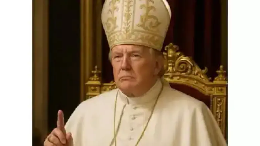 ਰਾਸ਼ਟਰਪਤੀ ਡੋਨਾਲਡ ਟਰੰਪ ਦੀ ਪੋਪ ਵਜੋਂ ਏਆਈ ਤਹਿਤ ਤਿਆਰ ਕੀਤੀ ਤਸਵੀਰ ਨੂੰ ਲੈ ਕੇ ਛਿੜਿਆ ਵਿਵਾਦ