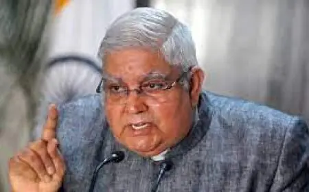 ਵੀਪੀ ਧਨਖੜ 5 ਤੋਂ 7 ਜੂਨ ਤੱਕ ਕਰਨਗੇ ਚੰਡੀਗੜ੍ਹ, ਹਿਮਾਚਲ ਦਾ ਦੌਰਾ  