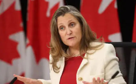 ਕੈਨੇਡਾ ਦੀ ਟਰਾਂਸਪੋਰਟ ਮੰਤਰੀ ਫਰੀਲੈਂਡ ਚੀਨੀ ਕੰਪਨੀ ਨਾਲ ਬੀਸੀ ਫੈਰੀਜ਼ ਦੇ ਸੌਦੇ ਤੋਂ ਨਿਰਾਸ਼