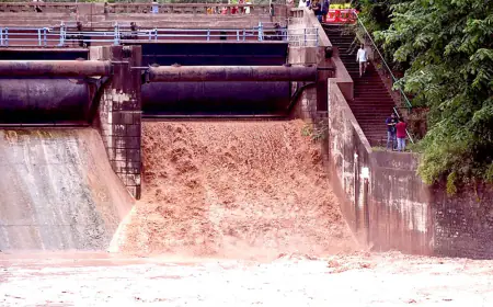 ਚੰਡੀਗੜ੍ਹ ਵਿੱਚ ਹੋ ਰਹੀ ਬਾਰਿਸ਼ ਕਾਰਨ ਸੁਖਨਾ ਦੇ ਦੋ ਫਲੱਡ ਗੇਟ ਖੋਲ੍ਹੇ  