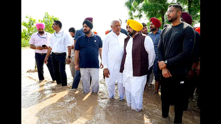 ਹੜ੍ਹ ਪੀੜਤਾਂ ਲਈ ਪੰਜਾਬ ਦੇ ਮੁੱਖ ਮੰਤਰੀ ਭਗਵੰਤ ਮਾਨ ਨੇ ਕੀਤਾ ਵੱਡਾ ਐਲਾਨ