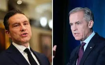 ਕੈਨੇਡਾ ਵਿੱਚ ਕਮਜ਼ੋਰ ਹੋ ਰਹੀ ਅਰਥਵਿਵਸਥਾ ਅਤੇ ਇਮੀਗ੍ਰੇਸ਼ਨ ਸਿਸਟਮ ਬਾਰੇ ਪ੍ਰਧਾਨ ਮੰਤਰੀ ਕਾਰਨੀ ਅਤੇ ਪੋਇਲੀਵਰ ਨੇ ਕੀਤੀ ਗੱਲਬਾਤ