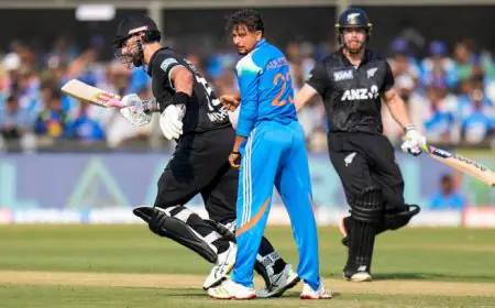 ਨਿਊਜ਼ੀਲੈਂਡ ਨੇ ਪਹਿਲੀ ਵਾਰੀ ਭਾਰਤ ’ਚ ਜਿੱਤੀ ਇਕ ਰੋਜ਼ਾ ਕ੍ਰਿਕਟ ਮੈਚਾਂ ਦੀ ਲੜੀ