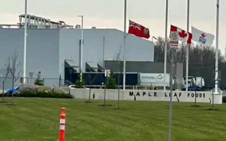 ਮੇਪਲ ਲੀਫ ਫੂਡਜ਼ ਪਲਾਂਟ ‘ਚ ਕਰਮਚਾਰੀ ਦੀ ਮੌਤ, ਜਾਂਚ ਸ਼ੁਰੂ