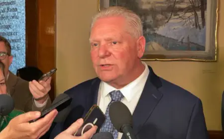 ਪ੍ਰੀਮੀਅਰ ਡੱਗ ਫੋਰਡ ਦਾ ਵੱਡਾ ਬਿਆਨ: ਬਹੁਮਤ ਨਾਲ ਕਾਰਨੀ ਟਰੰਪ ਅੱਗੇ ਡਟੇਗਾ