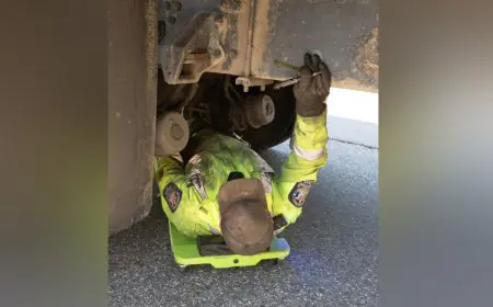 ਅਬੋਟਸਫੋਰਡ ਪੁਲਿਸ ਦੀ ਕਾਰਵਾਈ — ਇੱਕ ਹੀ ਦਿਨ ਵਿੱਚ 12 ਵਪਾਰਕ ਵਾਹਨ ਸੜਕਾਂ ਤੋਂ ਹਟਾਏ