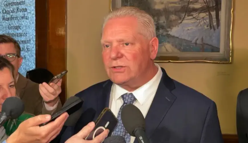 ਪ੍ਰੀਮੀਅਰ ਡੱਗ ਫੋਰਡ ਦਾ ਵੱਡਾ ਬਿਆਨ: ਬਹੁਮਤ ਨਾਲ ਕਾਰਨੀ ਟਰੰਪ ਅੱਗੇ ਡਟੇਗਾ