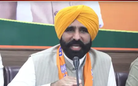 ਮੁੱਖ ਮੰਤਰੀ ਭਗਵੰਤ ਮਾਨ ਦੇ ਚਚੇਰੇ ਭਰਾ ਗਿਆਨ ਸਿੰਘ ਮਾਨ ਭਾਜਪਾ ਵਿੱਚ ਸ਼ਾਮਲ