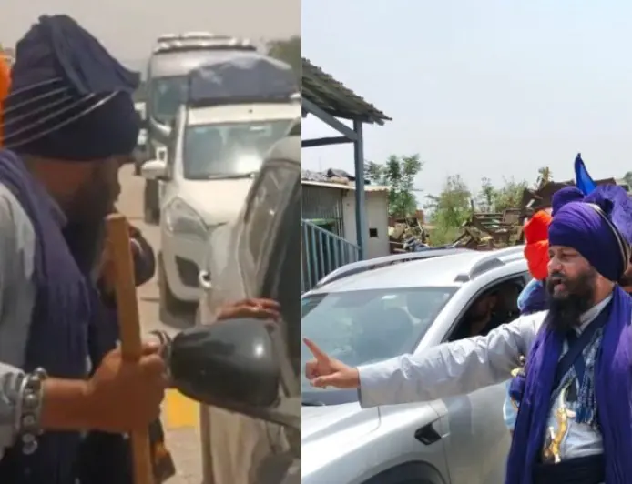 ਹਿਮਾਚਲ ਐਂਟਰੀ ਟੈਕਸ ਦੇ ਵਿਰੋਧ ’ਚ ਨਿਹੰਗ ਸਿੰਘਾਂ ਵੱਲੋਂ ‘ਖਾਲਸਾ ਟੈਕਸ’ ਦੀ ਸ਼ੁਰੂਆਤ