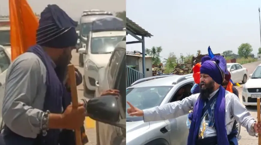 ਹਿਮਾਚਲ ਐਂਟਰੀ ਟੈਕਸ ਦੇ ਵਿਰੋਧ ’ਚ ਨਿਹੰਗ ਸਿੰਘਾਂ ਵੱਲੋਂ ‘ਖਾਲਸਾ ਟੈਕਸ’ ਦੀ ਸ਼ੁਰੂਆਤ