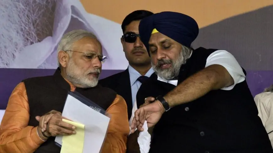 ਸੁਖਬੀਰ ਬਾਦਲ ਦੀ PM ਮੋਦੀ ਨਾਲ ਮੁਲਾਕਾਤ, ਅਕਾਲੀ ਦਲ-ਭਾਜਪਾ ਗਠਜੋੜ ਨੂੰ ਲੈ ਕੇ ਸਿਆਸੀ ਚਰਚਾ ਤੇਜ਼