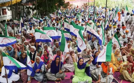 ਪੰਜਾਬ ਭਰ ’ਚ ਕਿਸਾਨਾਂ ਦਾ ਸੰਘਰਸ਼ ਤੇਜ਼, ਲੈਂਡ ਪੂਲਿੰਗ ਨੀਤੀ ਤੇ ਭਾਰਤ-ਅਮਰੀਕਾ ਵਪਾਰ ਸਮਝੌਤੇ ਦਾ ਵਿਰੋਧ