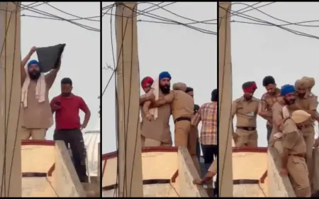 ਮੁੱਖ ਮੰਤਰੀ ਨੂੰ ਕਾਲਾ ਝੰਡਾ ਦਿਖਾਉਣ ਵਾਲੇ ਸਿੱਖ ਨੌਜਵਾਨ ਨੇ ਪੁਲਿਸ ਹਿਰਾਸਤ ਵਿੱਚ ਤਸ਼ੱਦਦ ਦੇ ਲਾਏ ਦੋਸ਼